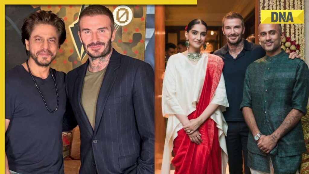 David Beckham thanks Shah Rukh Khan and Sonam Kapoor, expresses gratitude for hosting him: ‘Honoured to have..’