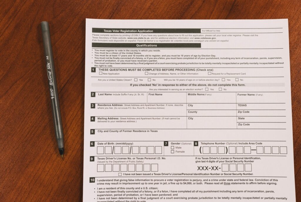 Here’s how to register to vote in Texas before the Oct. 7 deadline