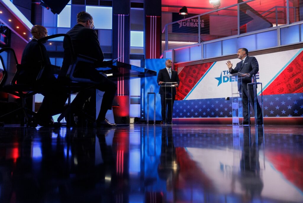 Colin Allred, Ted Cruz blast each other as “extreme,” throw jabs on border and abortion in Senate debate