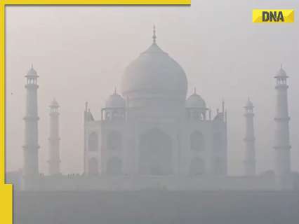 UP: Taj Mahal engulfed in thick haze as pollution rises in Agra, pics surface online