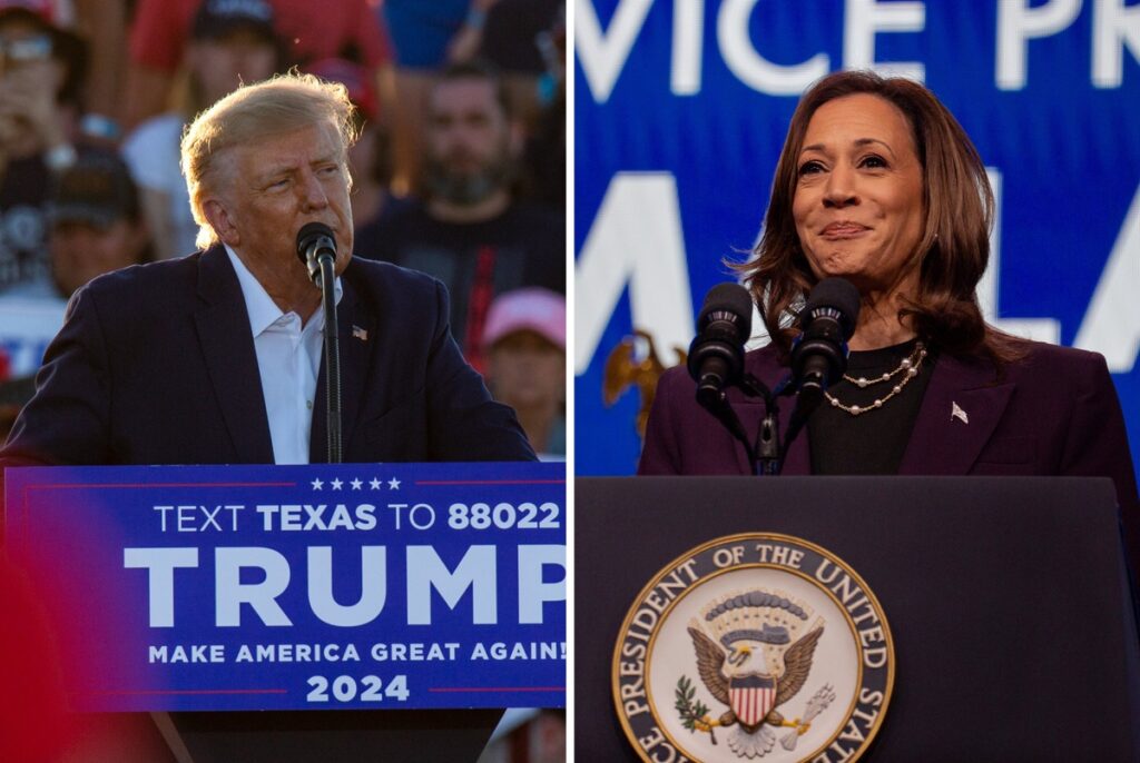 The presidential race comes to Texas on Friday with dueling Harris and Trump campaign visits