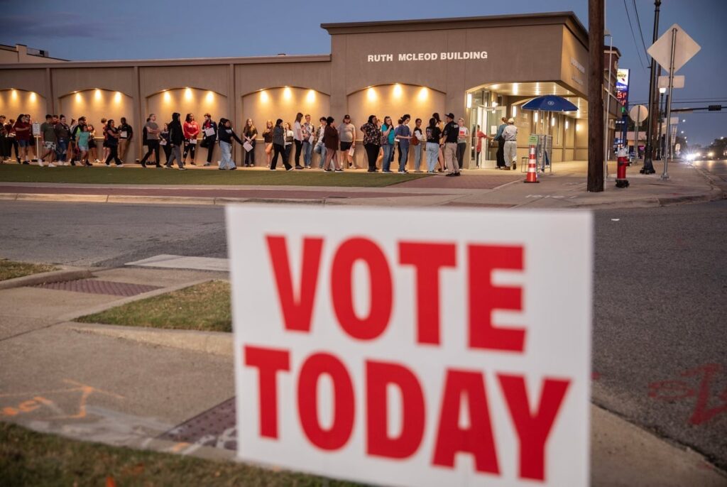 Following a year of partisan fights, Election Day runs smoothly across Texas