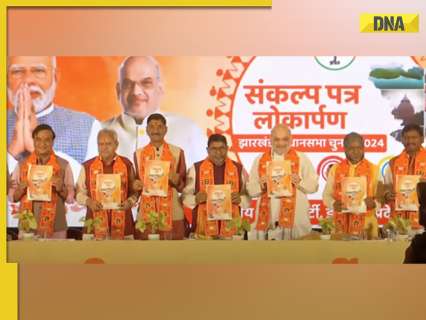 HM Amit Shah releases BJP’s ‘Sankalp Patra’ for Jharkhand assembly polls