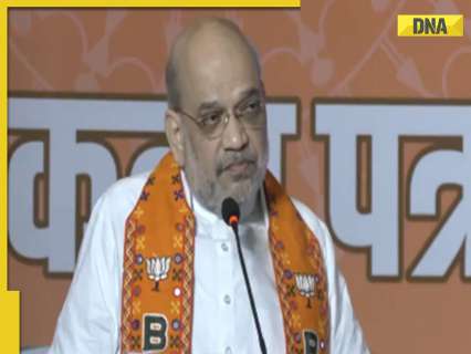 Union Home Minister Amit Shah unveils BJP Jharkhand manifesto, promises to drive out Bangladeshi infiltrators