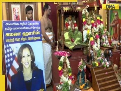 US Election 2024: Kamala Harris’ ancestral village in Tamil Nadu offers prayers for her success; WATCH video