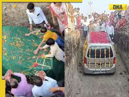 Watch: Gujarat family holds Rs 4 lakh samadhi ceremony for their ‘lucky’ car after 12 years of service