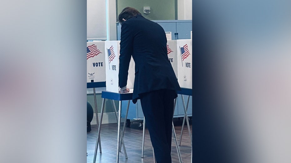 Melania Trump posts photo of son Barron, 18, voting for the 1st time in election with father at top of ticket