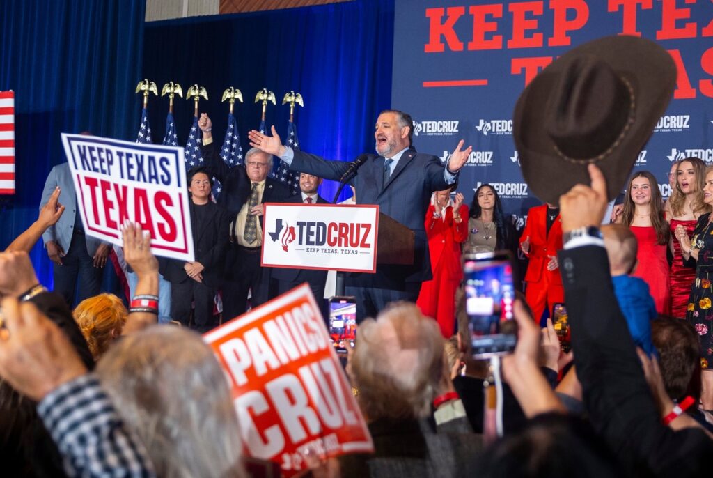 U.S. Sen. Ted Cruz declares victory over Democrat Colin Allred