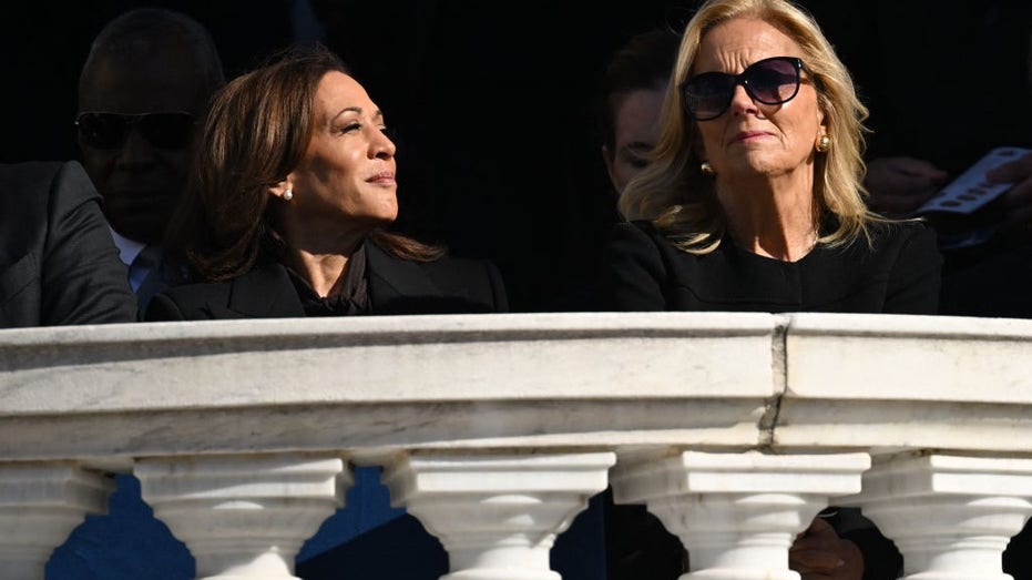 Jill Biden’s apparent cold shoulder for Kamala Harris ignites social media