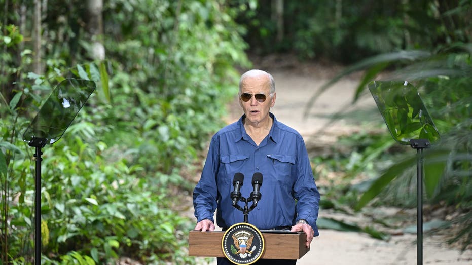 Biden touts six-fold climate funding increase under his administration: ‘A defining cause of my presidency’