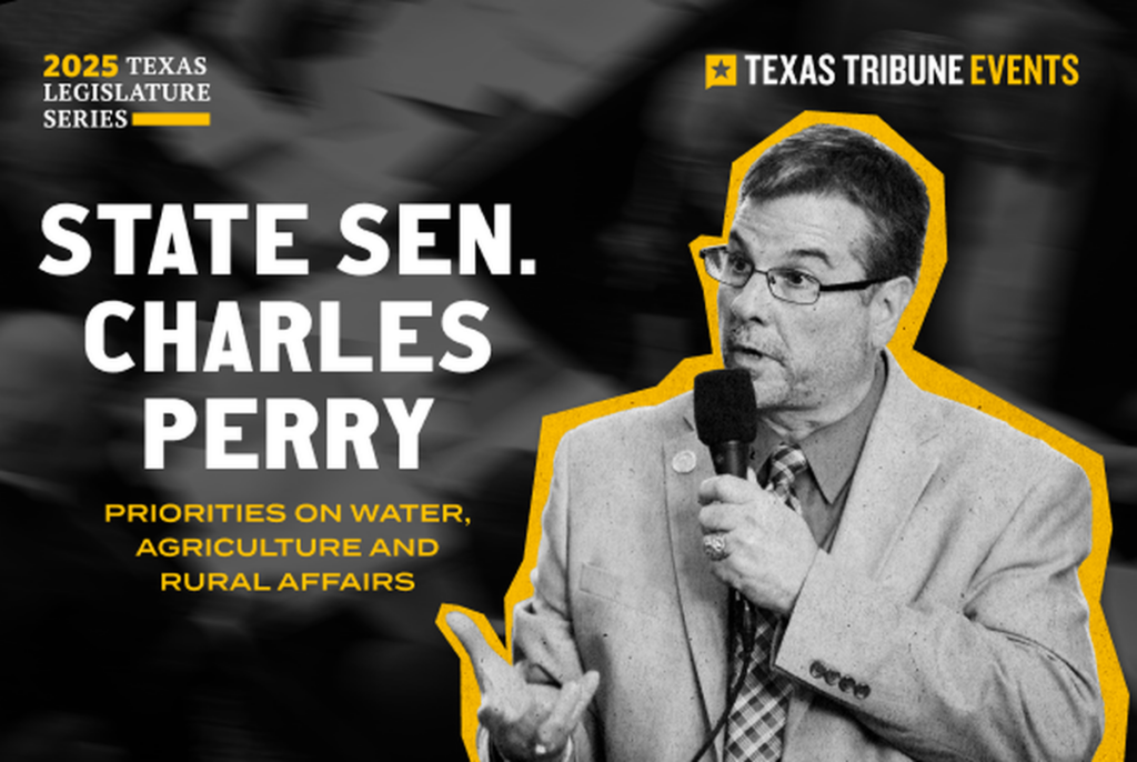 Join us Feb. 4 for a conversation with State Sen. Charles Perry