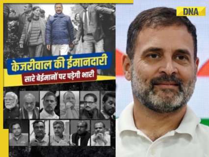 AAP starts poster war, mentions Rahul Gandhi among ‘dishonest’ political leaders