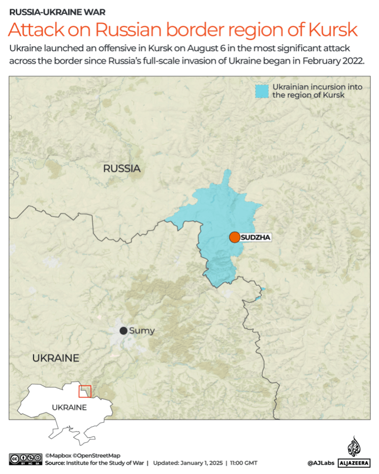 Ukraine launches new offensive in Russia’s Kursk as war casualties mount