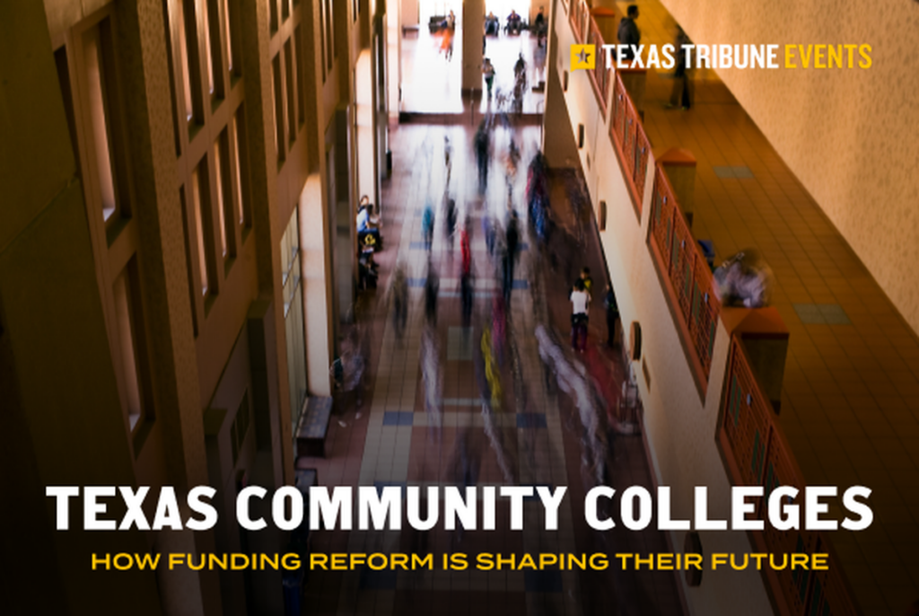 Join us Feb. 26 in Denton or online for a conversation on the impact of the state’s new community college funding law