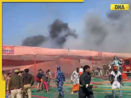 Fire breaks out at Mahakumbh Nagar camp, officials say no casualties reported so far