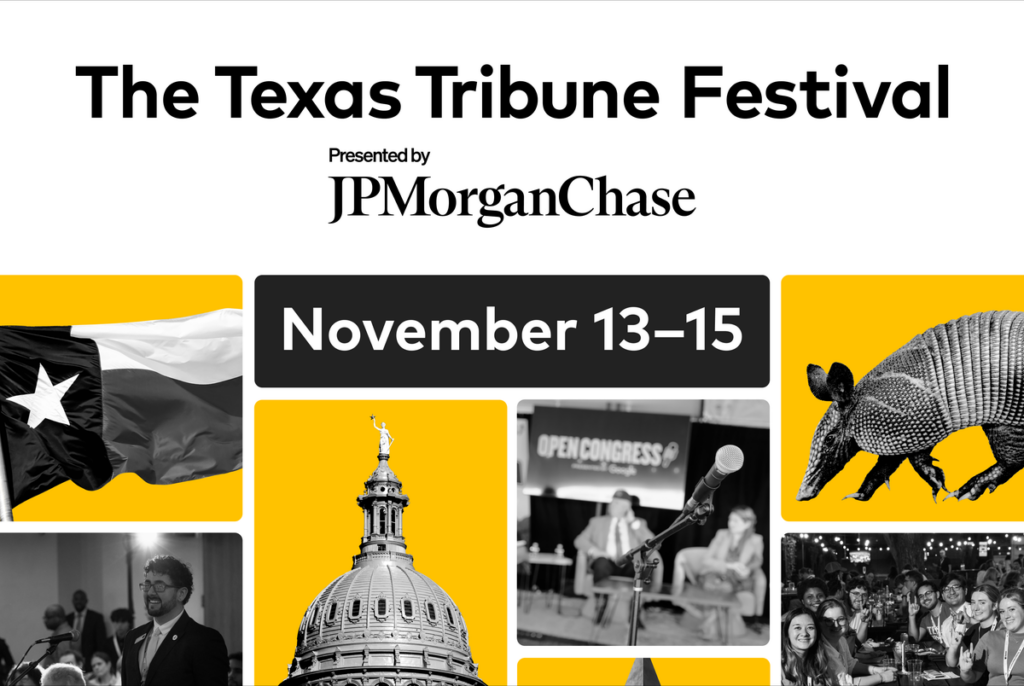 The 2025 Texas Tribune Festival will be Nov. 13-15