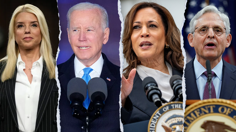 ‘Ridiculous’: Bondi personally strips DOJ walls of Biden, Harris, Garland portraits