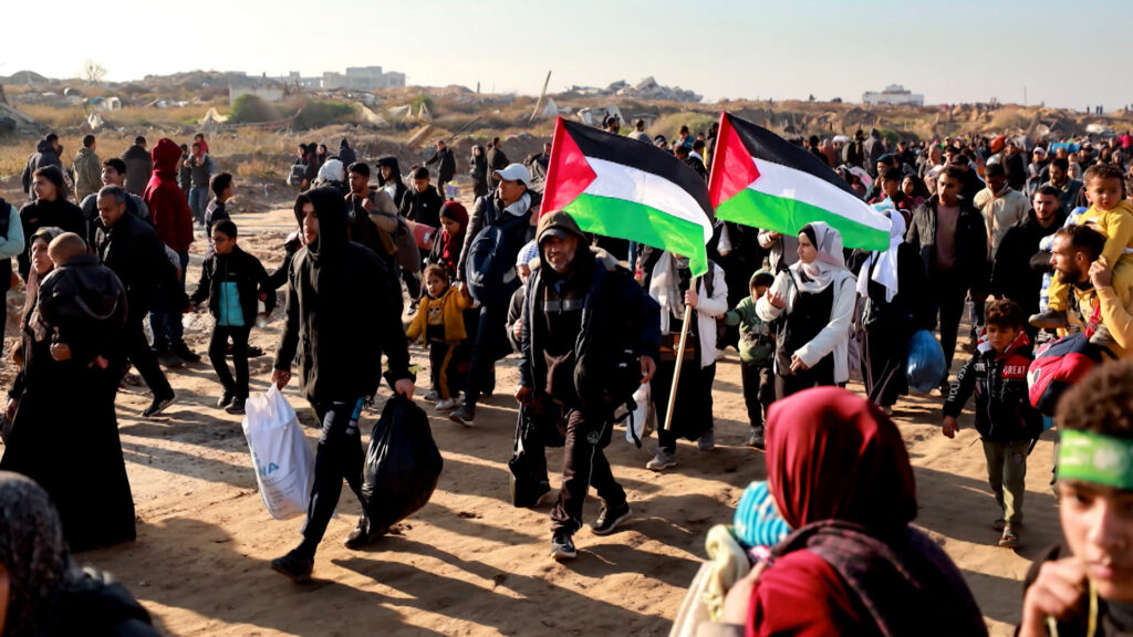 A historic spectacle: The return to north Gaza