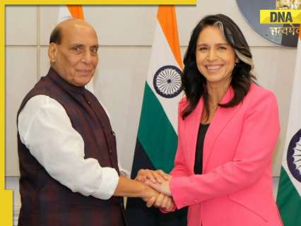 Tulsi Gabbard, Rajnath Singh hold talks on India-US strategic ties