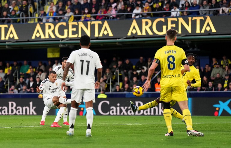 Mbappe double at Villarreal takes Real Madrid top of LaLiga