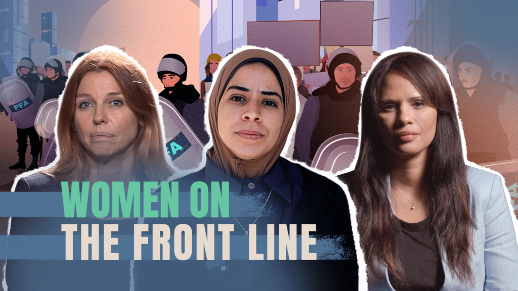 Women on the front line