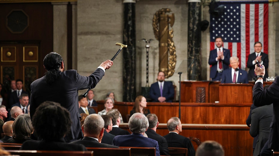 Speaker Johnson slams Dem Rep. Green’s ‘egregious behavior’ during Trump’s address