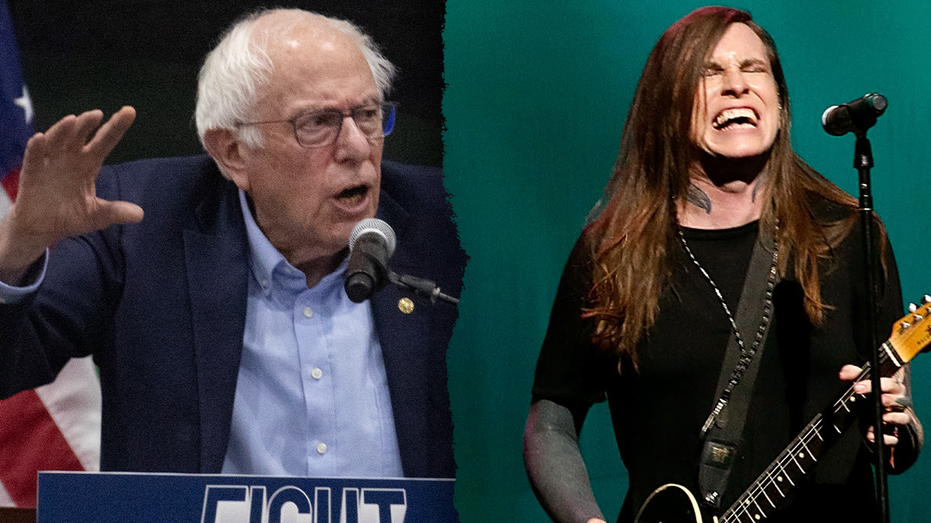 Social media explodes at Sanders for hosting trans musician who sang ‘pure evil’ song at anti-Trump rally