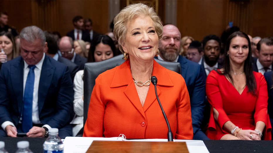 Linda McMahon sworn in to run agency Trump wants to abolish